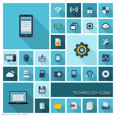 數(shù)碼電子產(chǎn)品與機(jī)械設(shè)備 圖標(biāo)設(shè)計(jì)中的視覺(jué)語(yǔ)言分野